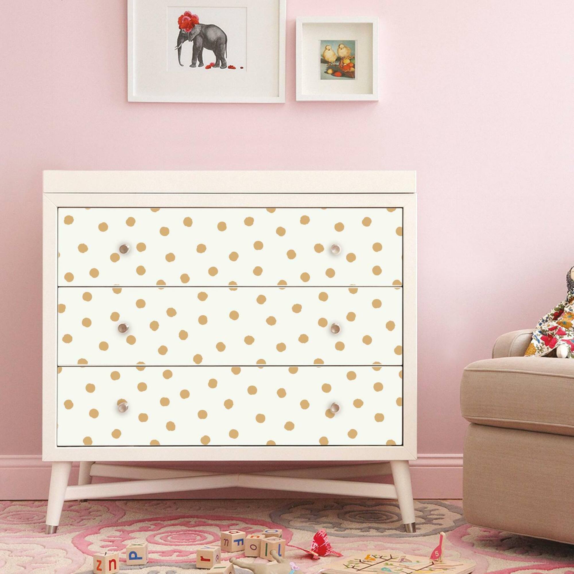 RoomMates Dot Peel & Stick Wallpaper